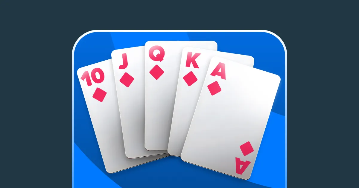 Tarjeta de casino online con iluminación suave y diseño moderno